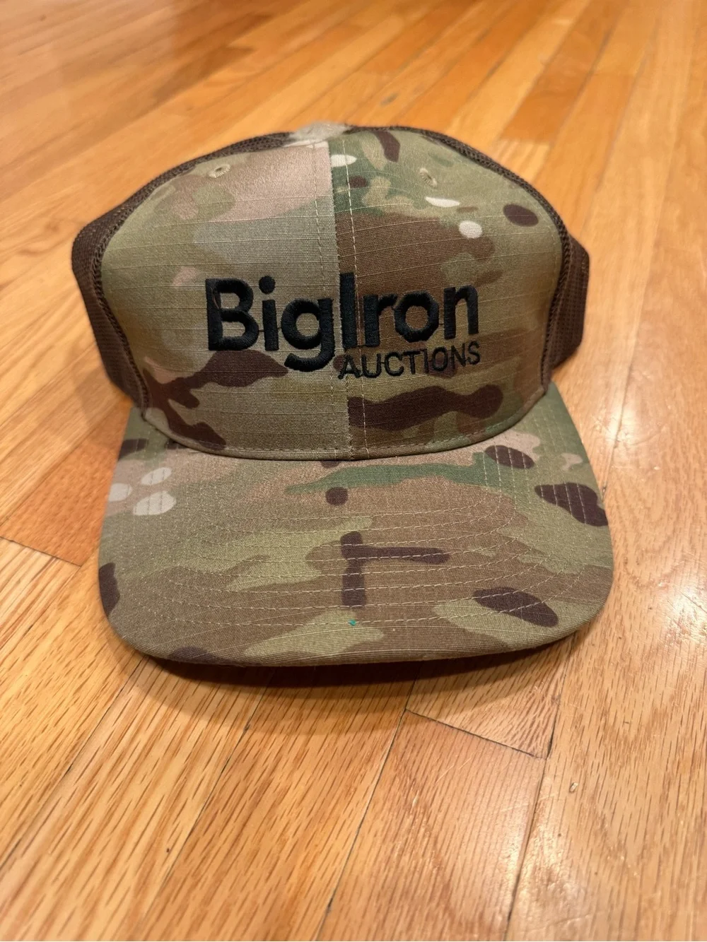 Camo Big Iron Auctions Trucker Hat - Multicolor